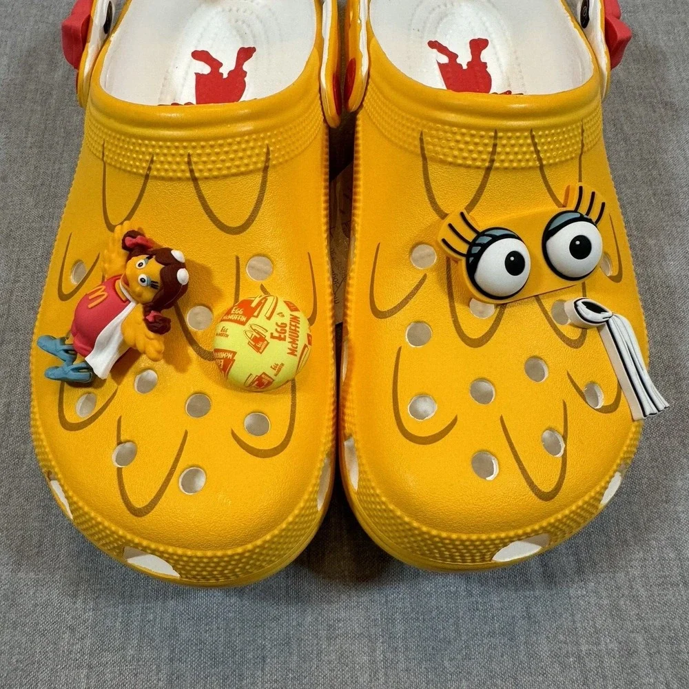Crocs Mcdonald's X Classic Clog Birdie Men's Size 9 Women‎ 11 Sandals Beach Pool